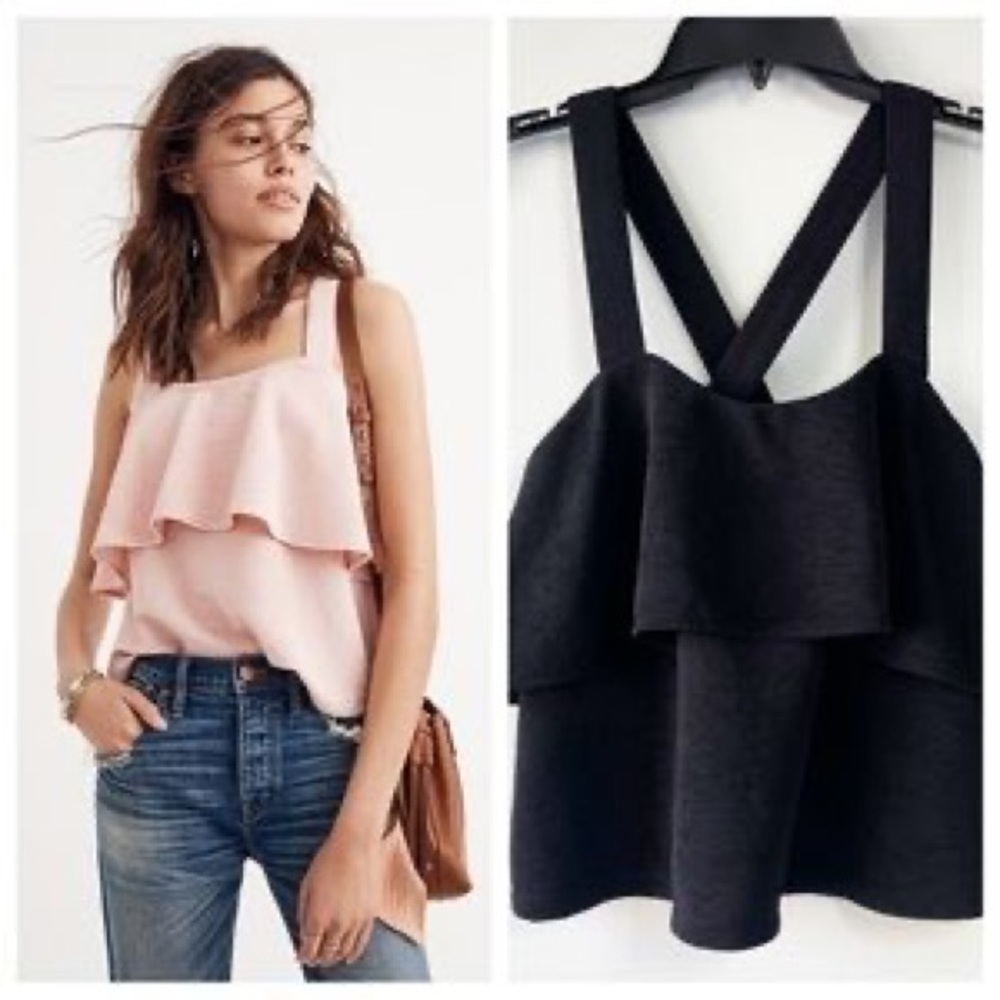 Madewell Black Textured Tank